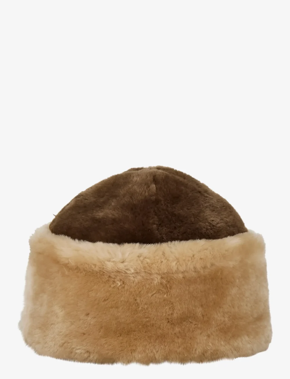 Becksöndergaard - Doras Shearling Hat - mössor - emperador brown - 1