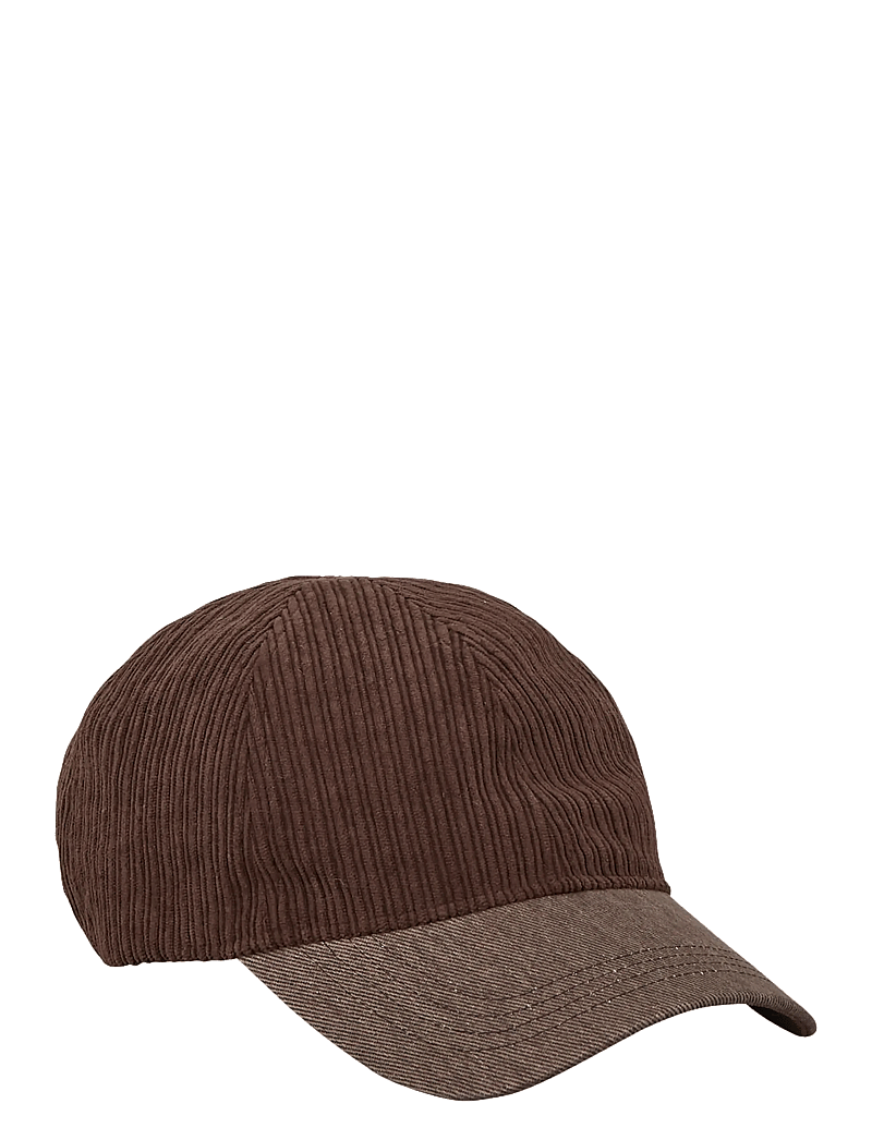 Becksöndergaard - Corduroy Malvi Cap - kasketter & caps - hot fudge brown - 0