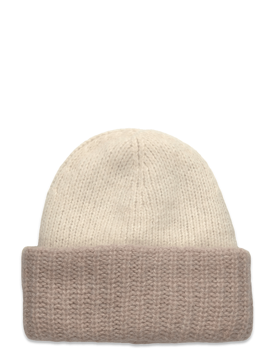 Becksöndergaard - Two-toned Soloma Beanie - huer - birch white - 0