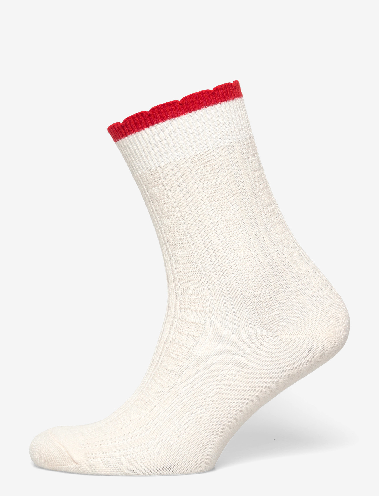 Becksöndergaard - Scallop Sock - lägsta priserna - birch white - 0