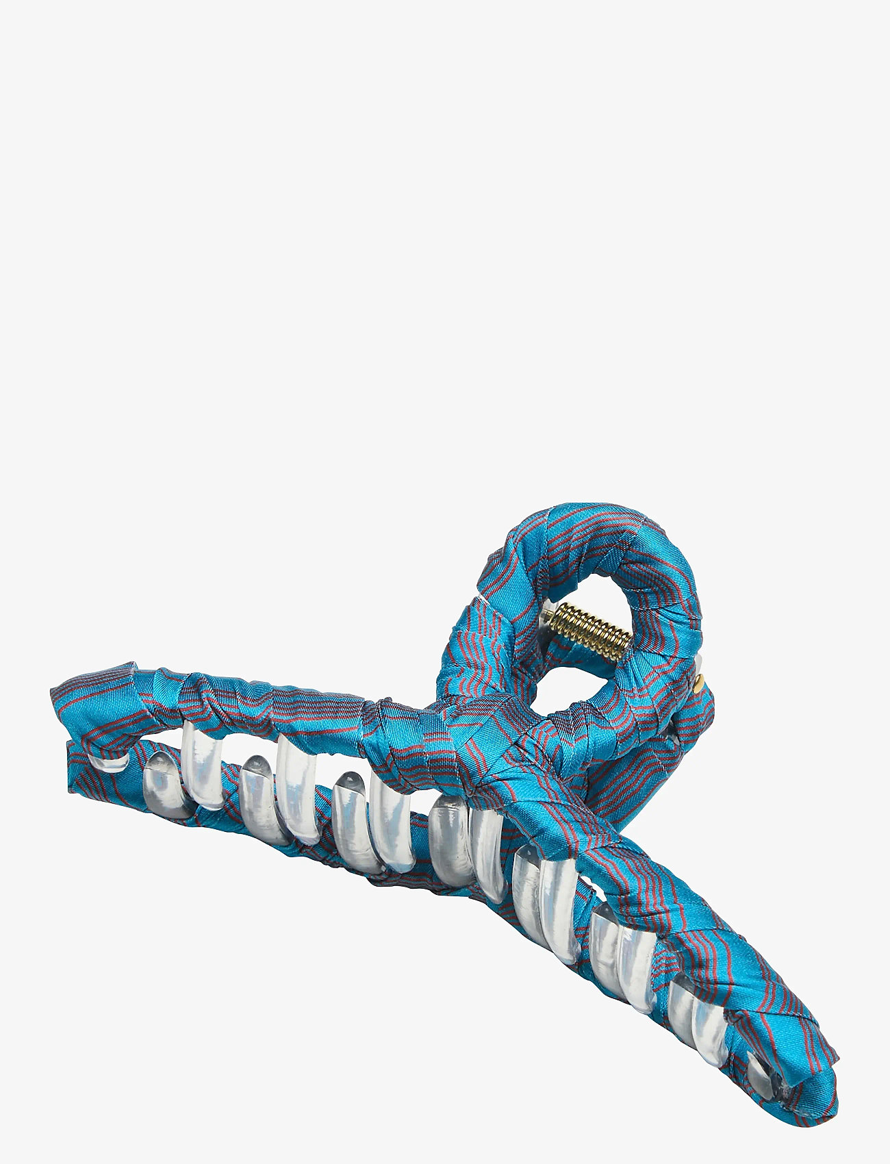 Becksöndergaard - Stripy Luster Hair Claw - juukselõksud - mosaic blue - 0