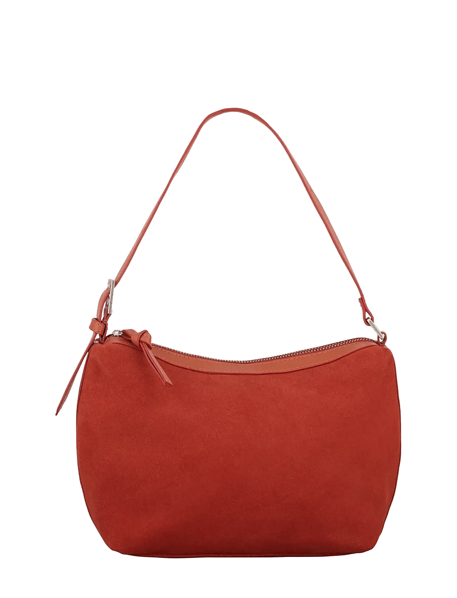 Becksöndergaard - Suede Ginni Small Bag - modetrends - rooibos orange - 1