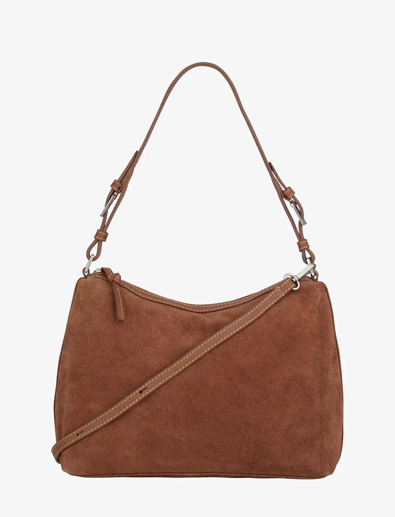 Becksöndergaard - Suede Ginni Medi Bag - speciella tillfällen - brown tortoise shell - 0