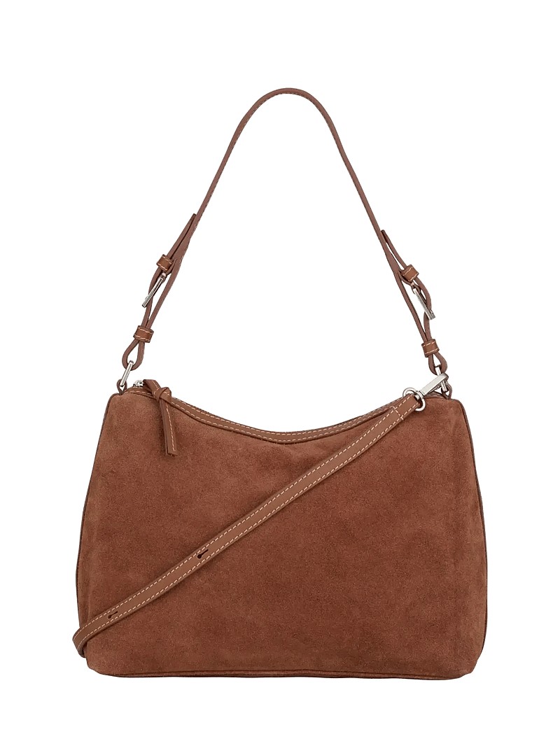 Becksöndergaard - Suede Ginni Medi Bag - speciella tillfällen - brown tortoise shell - 0