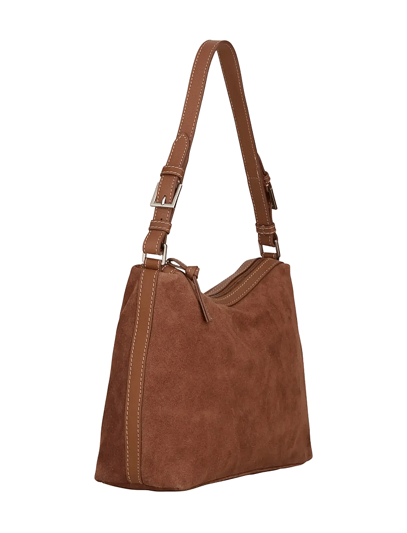 Becksöndergaard - Suede Ginni Medi Bag - speciella tillfällen - brown tortoise shell - 1