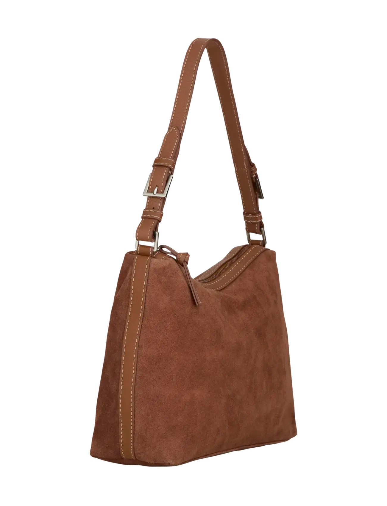 Becksöndergaard - Suede Ginni Medi Bag - modetrends - brown tortoise shell - 1