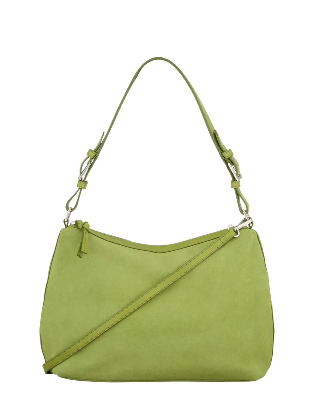 Suede Ginni Medi Bag - WOODBINE GREEN