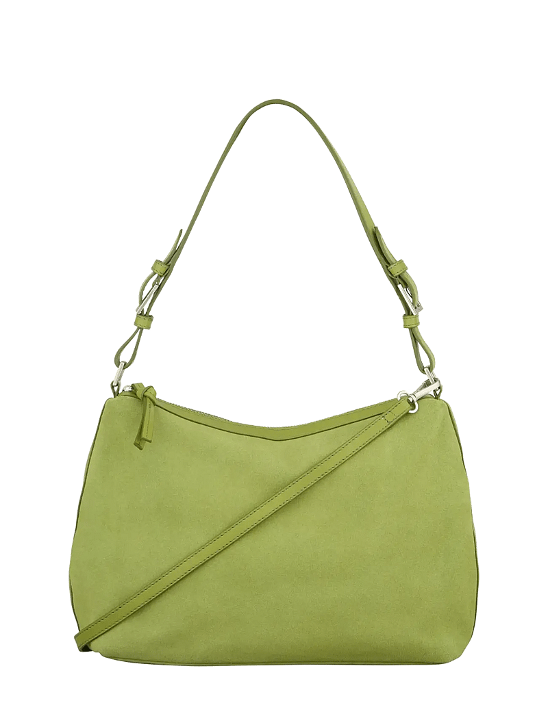 Becksöndergaard - Suede Ginni Medi Bag - motetrender - woodbine green - 1