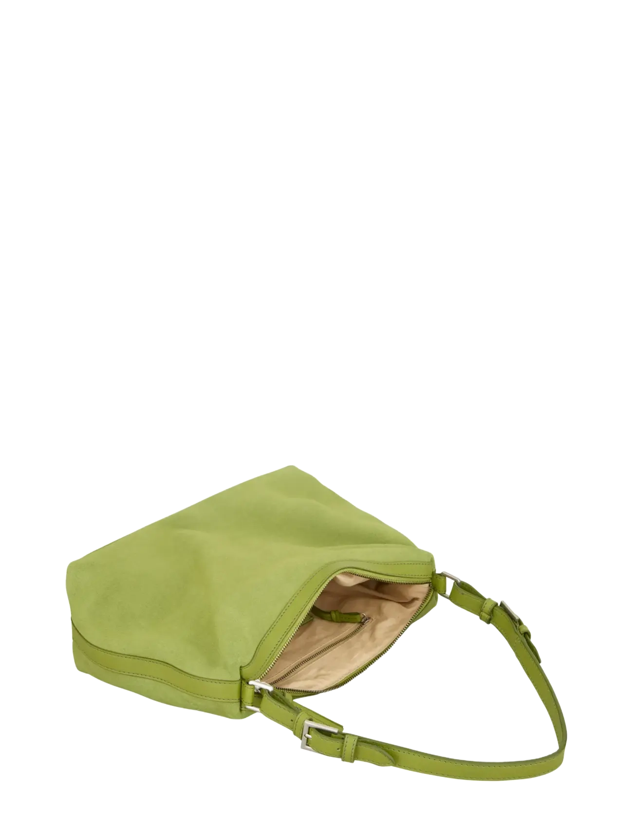 Becksöndergaard - Suede Ginni Medi Bag - mode trends - woodbine green - 3