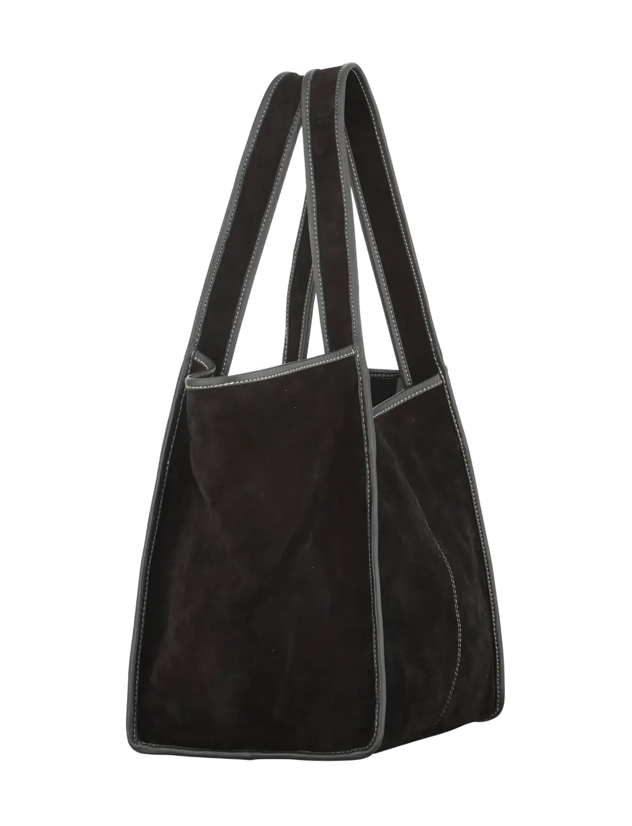 Becksöndergaard - Suede Laurel Bag - shoulder bags - black - 2