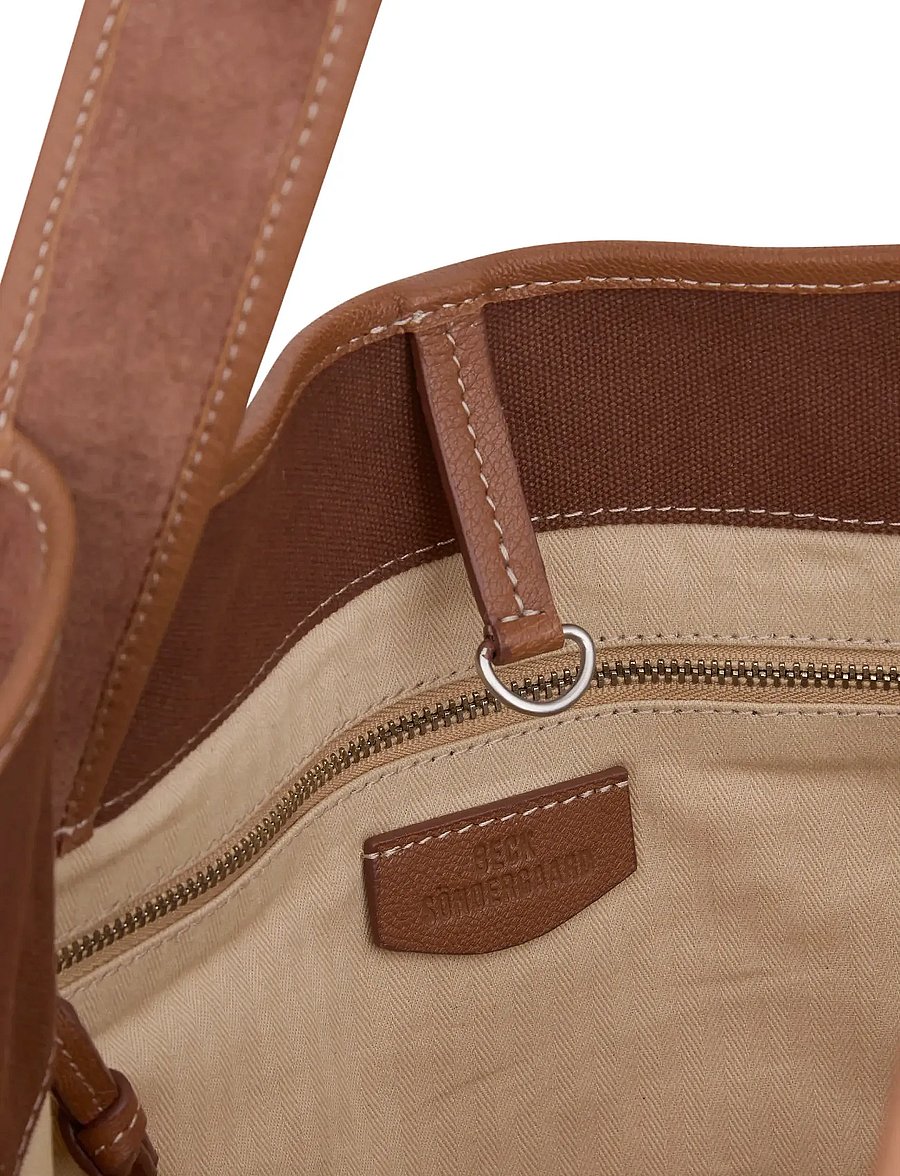 Becksöndergaard - Suede Laurel Bag - modetrender - brown tortoise shell - 2