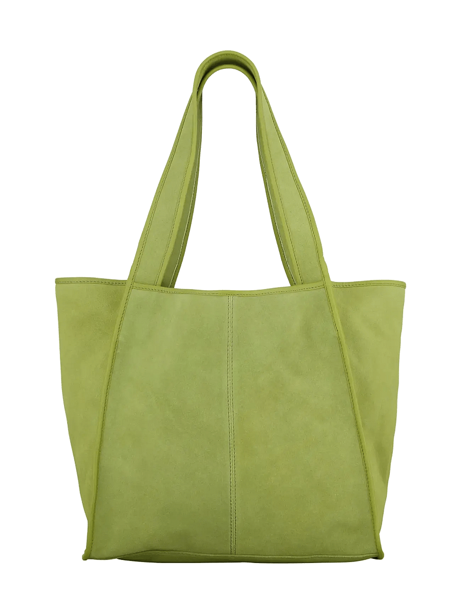 Becksöndergaard - Suede Laurel Bag - shoulder bags - woodbine green - 0