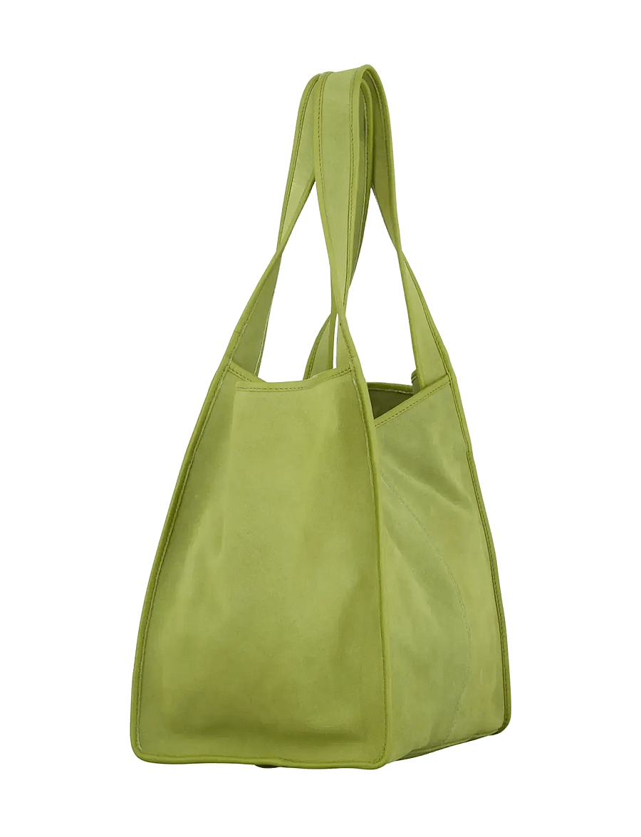 Becksöndergaard - Suede Laurel Bag - shoulder bags - woodbine green - 1