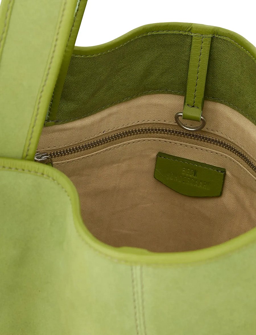 Becksöndergaard - Suede Laurel Bag - shoulder bags - woodbine green - 2