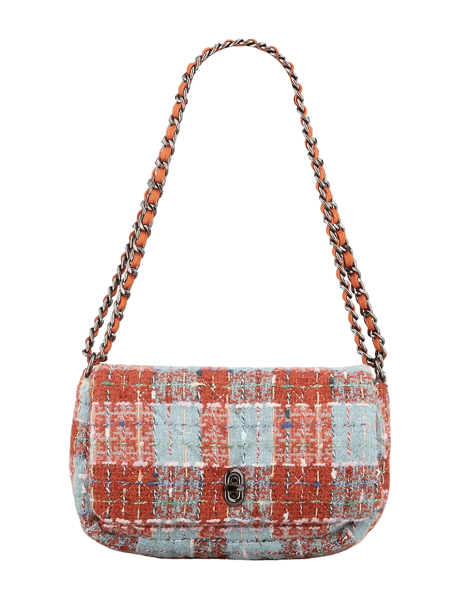 Becksöndergaard - Beau Checked Hollis Bag - moetrendid - rooibos orange - 1