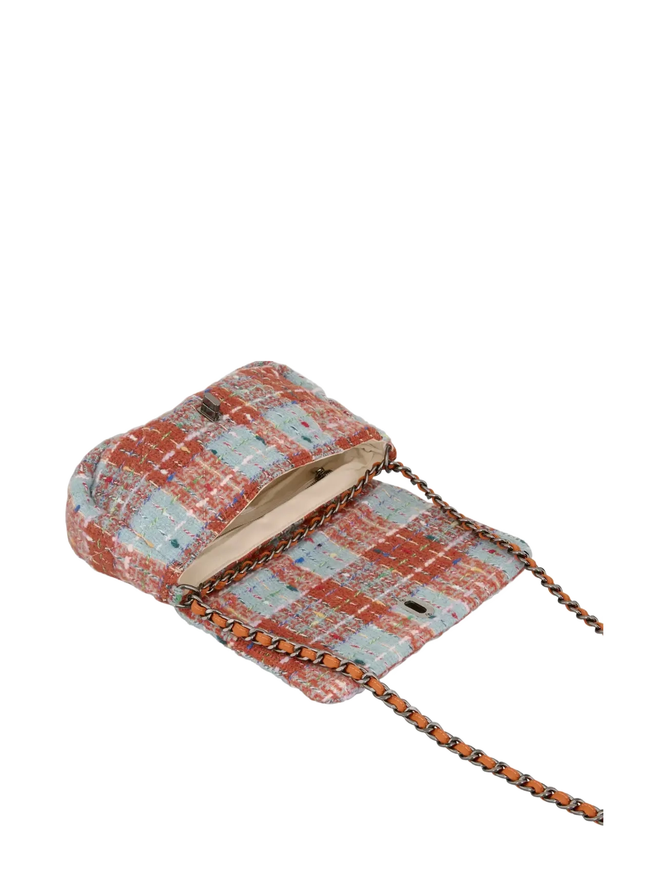 Becksöndergaard - Beau Checked Hollis Bag - festmode zu outlet-preisen - rooibos orange - 2