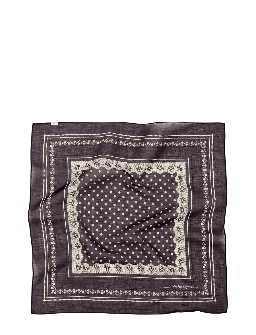 Becksöndergaard - Lacia Cotta Scarf - forged iron gray - 0