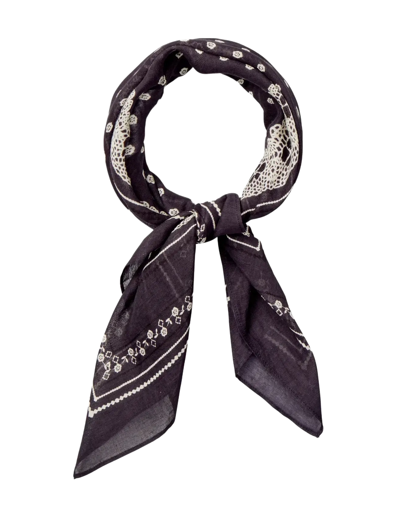 Becksöndergaard - Lacia Cotta Scarf - forged iron gray - 1