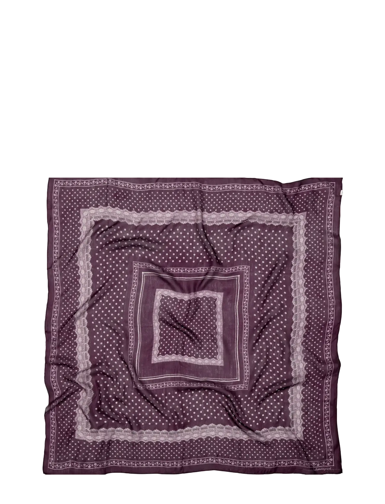Becksöndergaard - Lacia Tabby Sia Scarf - sjalar - fig red - 2
