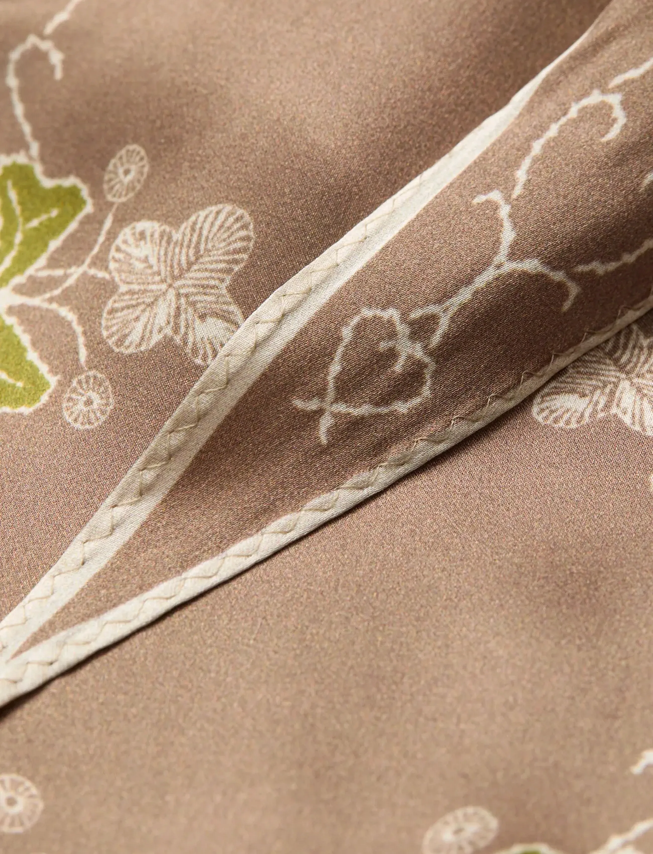 Becksöndergaard - Brodaria Diamond Scarf - pine bark - 2