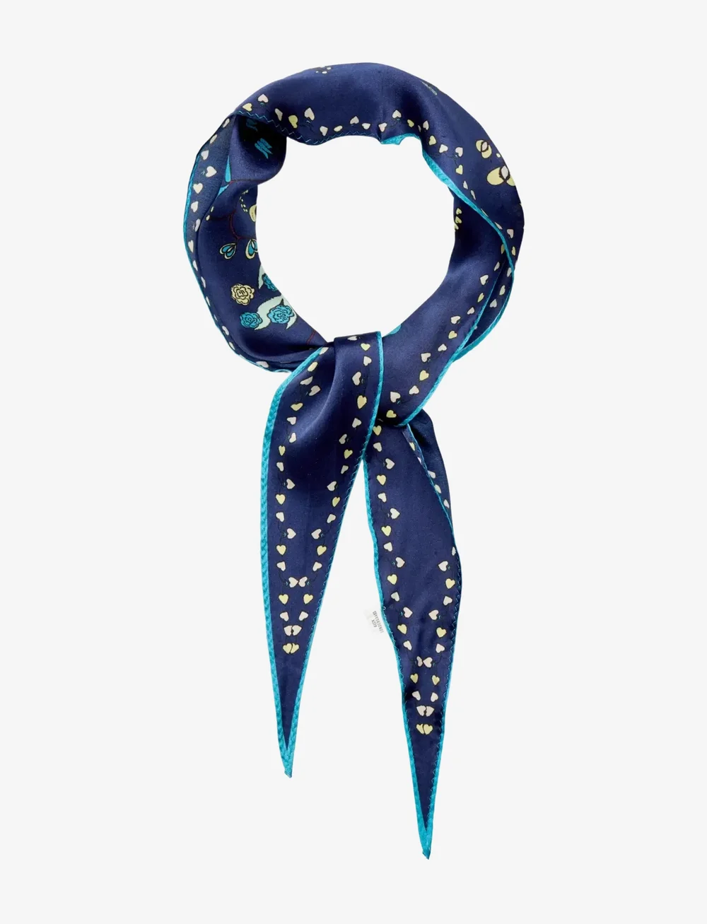 Becksöndergaard - Fairygard Diamond Scarf - modetrends - navy blazer - 1