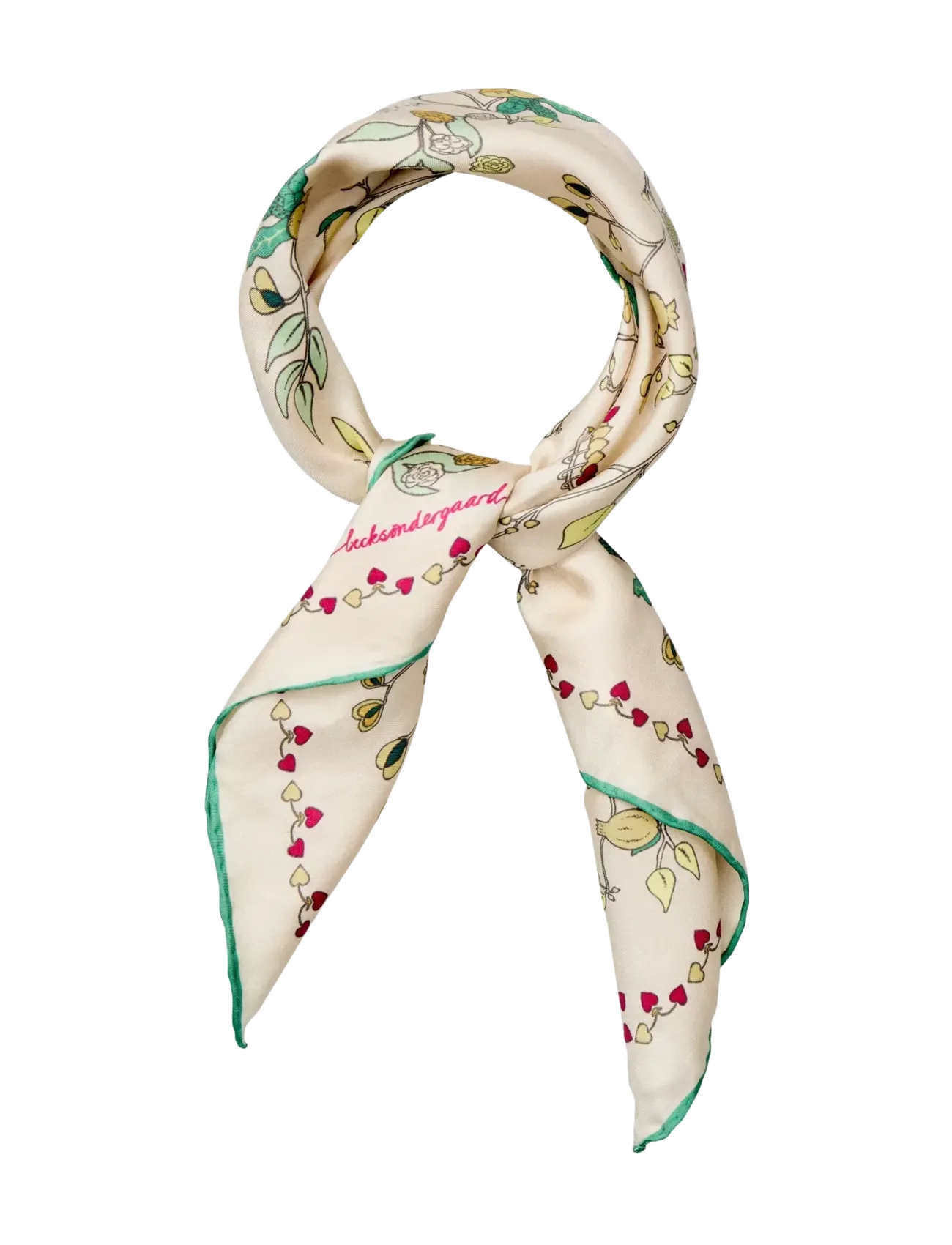 Becksöndergaard Fairygard Sia Scarf - Scarves - BIRCH WHITE / cream