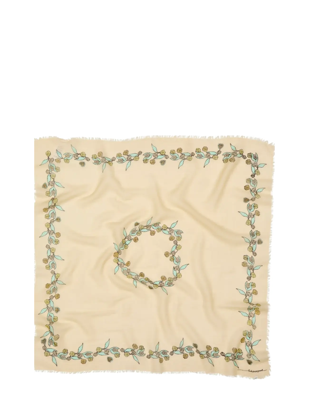 BECKSÖNDERGAARD Carna Woo Schal Cream - One Size - Damen
