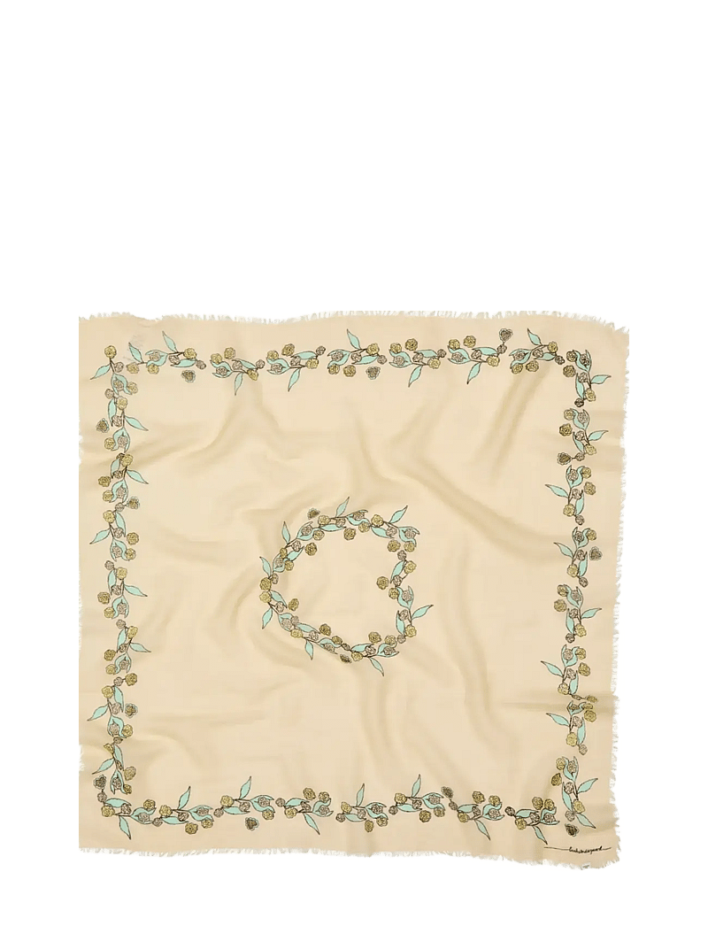 Becksöndergaard - Carna Woo Scarf - sjalar - birch white - 0