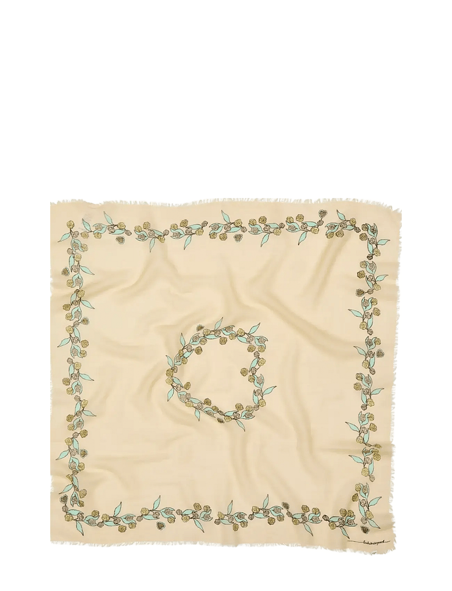 Becksöndergaard - Carna Woo Scarf - modetrends - birch white - 0