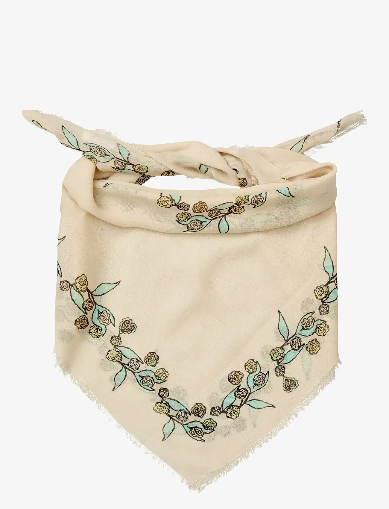 Becksöndergaard - Carna Woo Scarf - modetrends - birch white - 1
