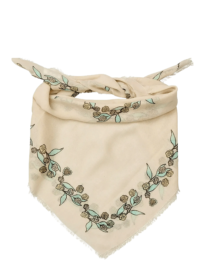 Becksöndergaard - Carna Woo Scarf - sjalar - birch white - 1