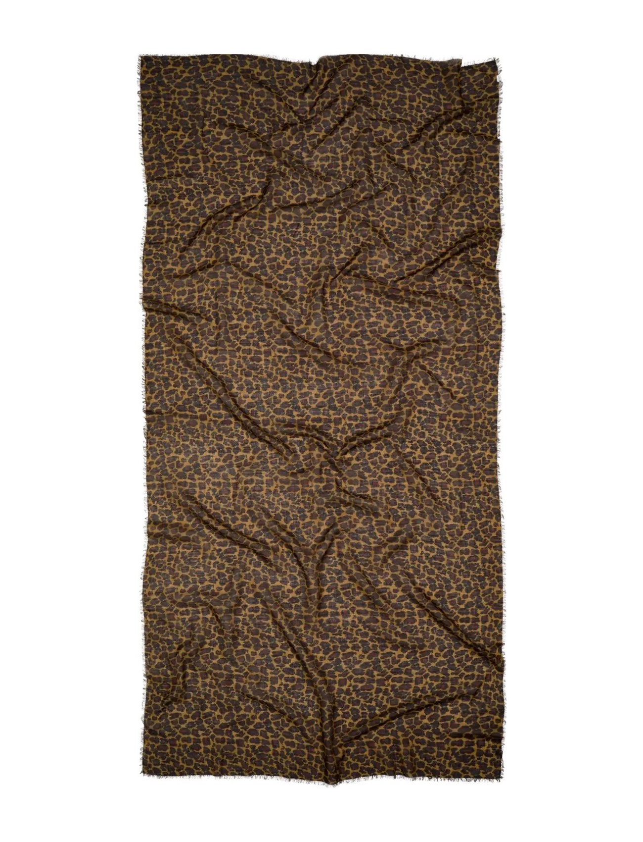 BECKSÖNDERGAARD Leopa Woo Schal Braun - One Size - Damen