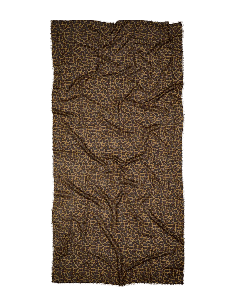 Becksöndergaard - Leopa Woo Scarf - tynde tørklæder - black - 0