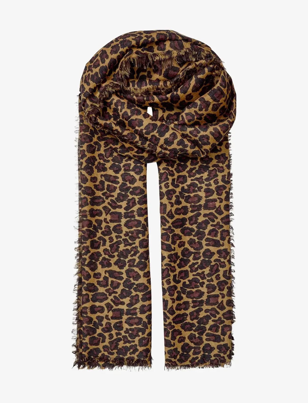 Becksöndergaard - Leopa Woo Scarf - sjalar - black - 1