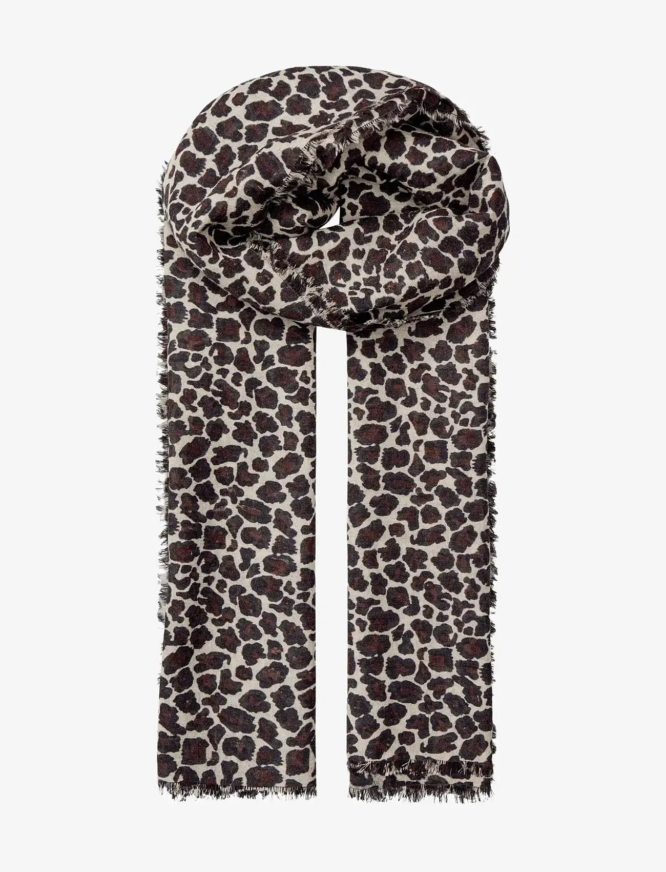 Becksöndergaard - Leopa Woo Scarf - sjalar - light grey - 0