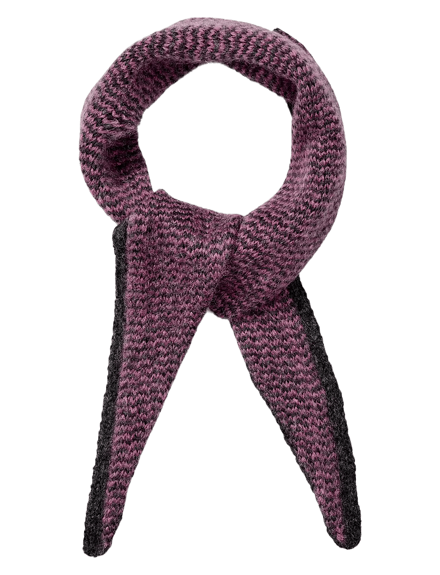 Becksöndergaard - Grafine Tria Scarf - halstørklæder - forged iron gray - 0