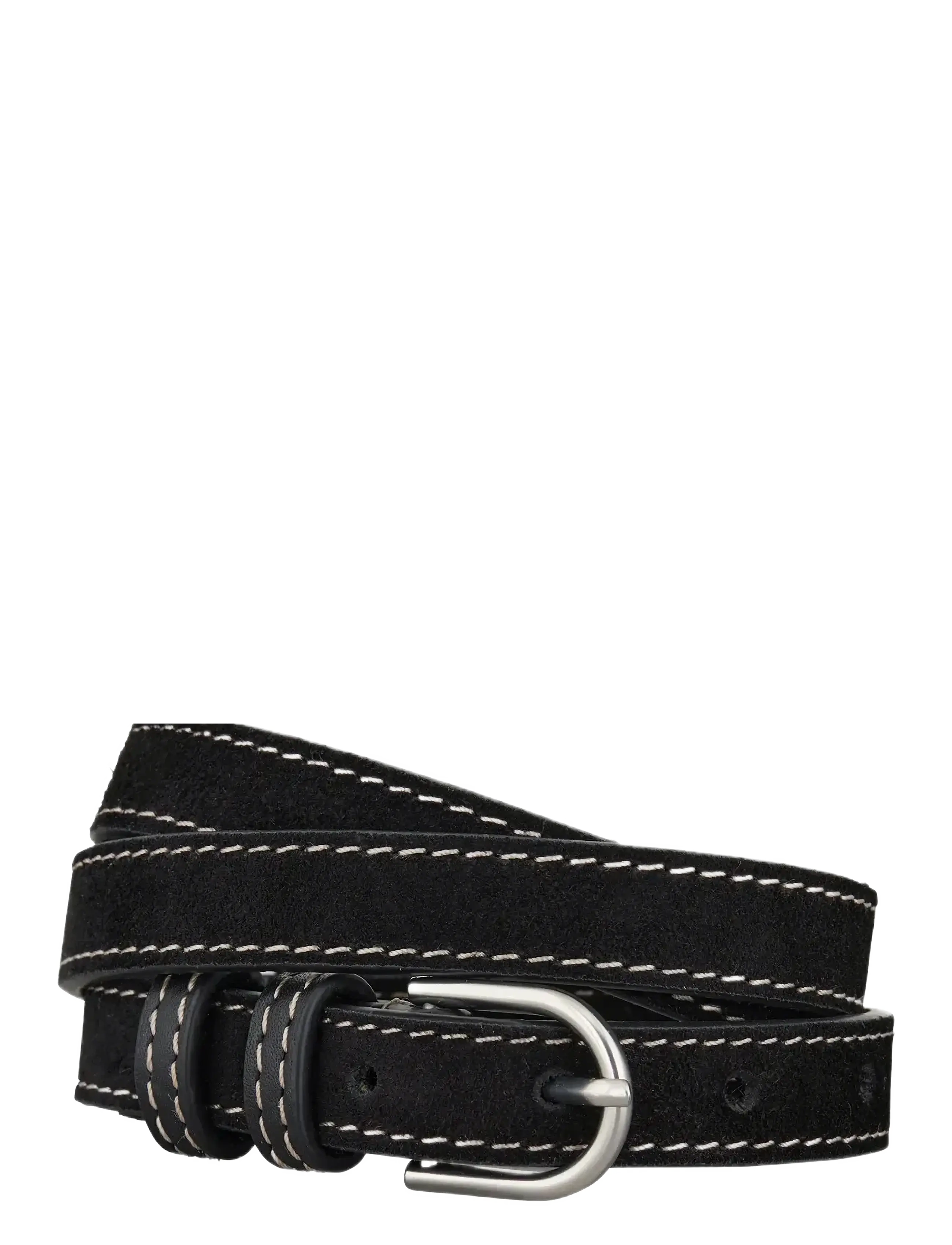 Suede Zoe Belt - BLACK