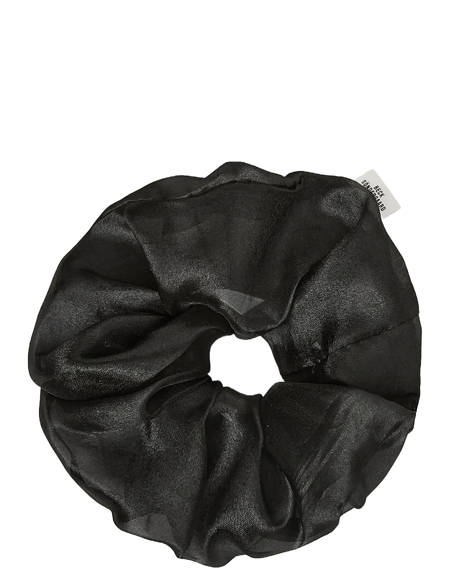 Becksöndergaard - Organza Scrunchie - hårsnoddar och hårband - black - 0