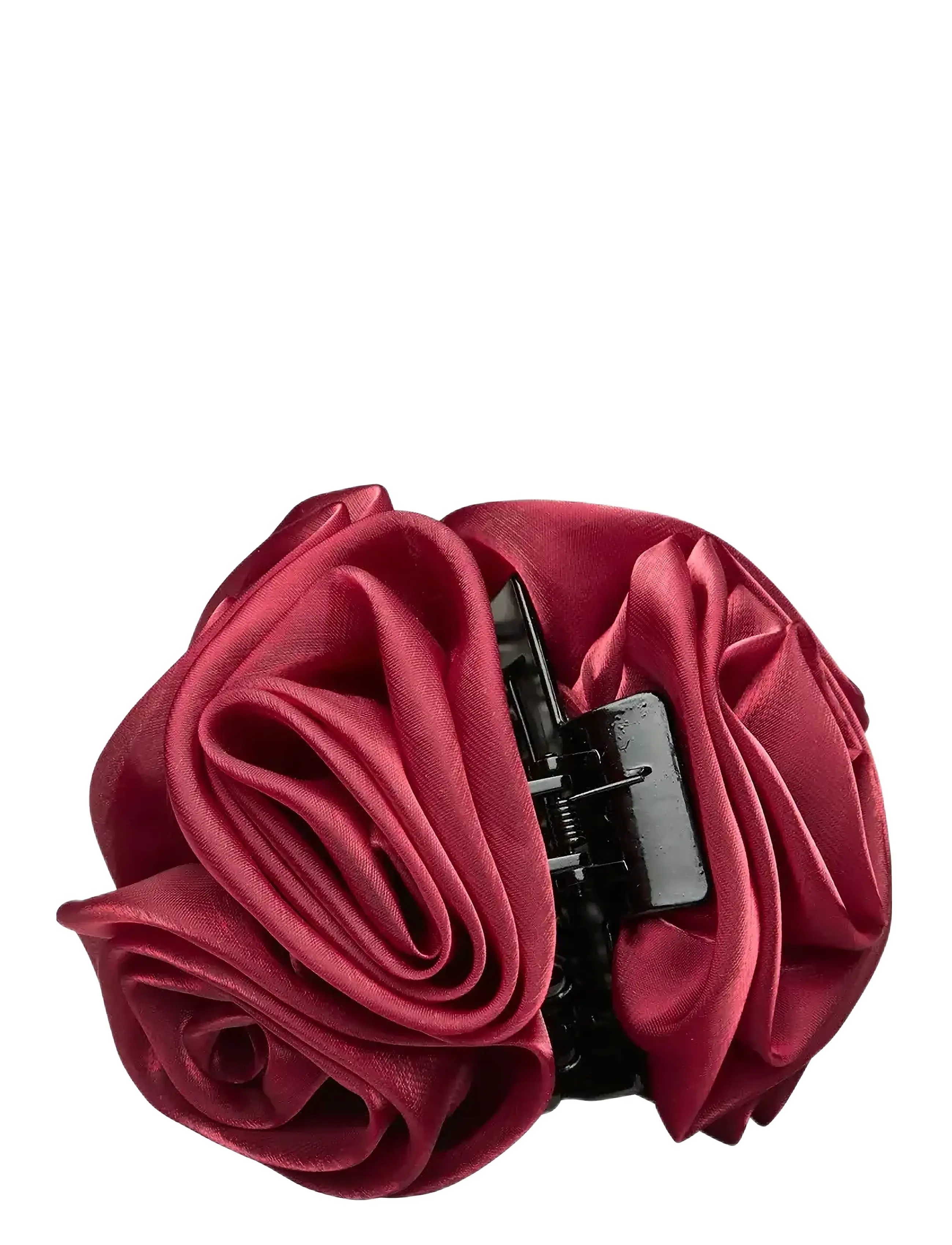 Becksöndergaard Organza Flower Hair Claw - Hiusklipsit - TIBETAN RED / red