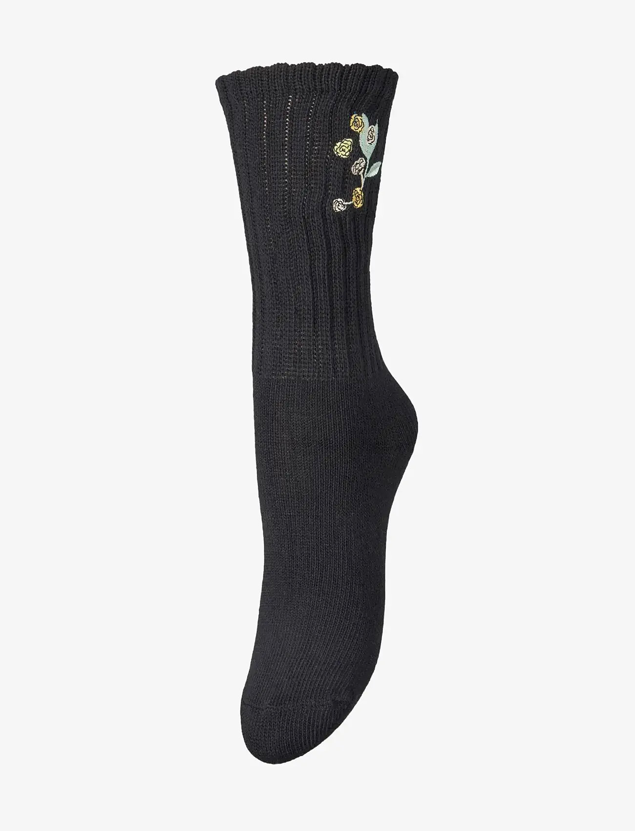 Becksöndergaard - Rosy Cotta Sock - vanliga strumpor - black - 0