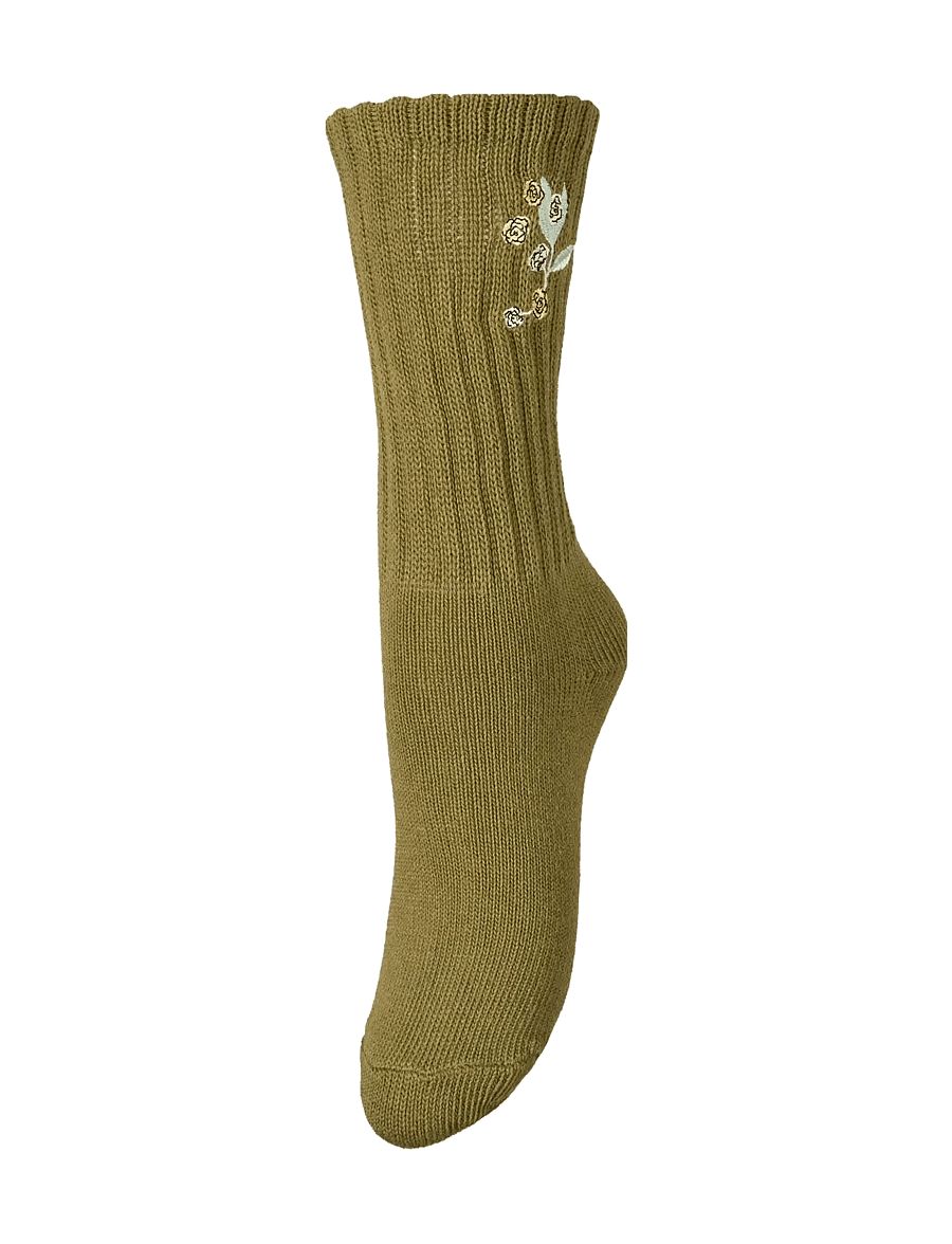 Becksöndergaard - Rosy Cotta Sock - almindelige strømper - woodbine green - 0