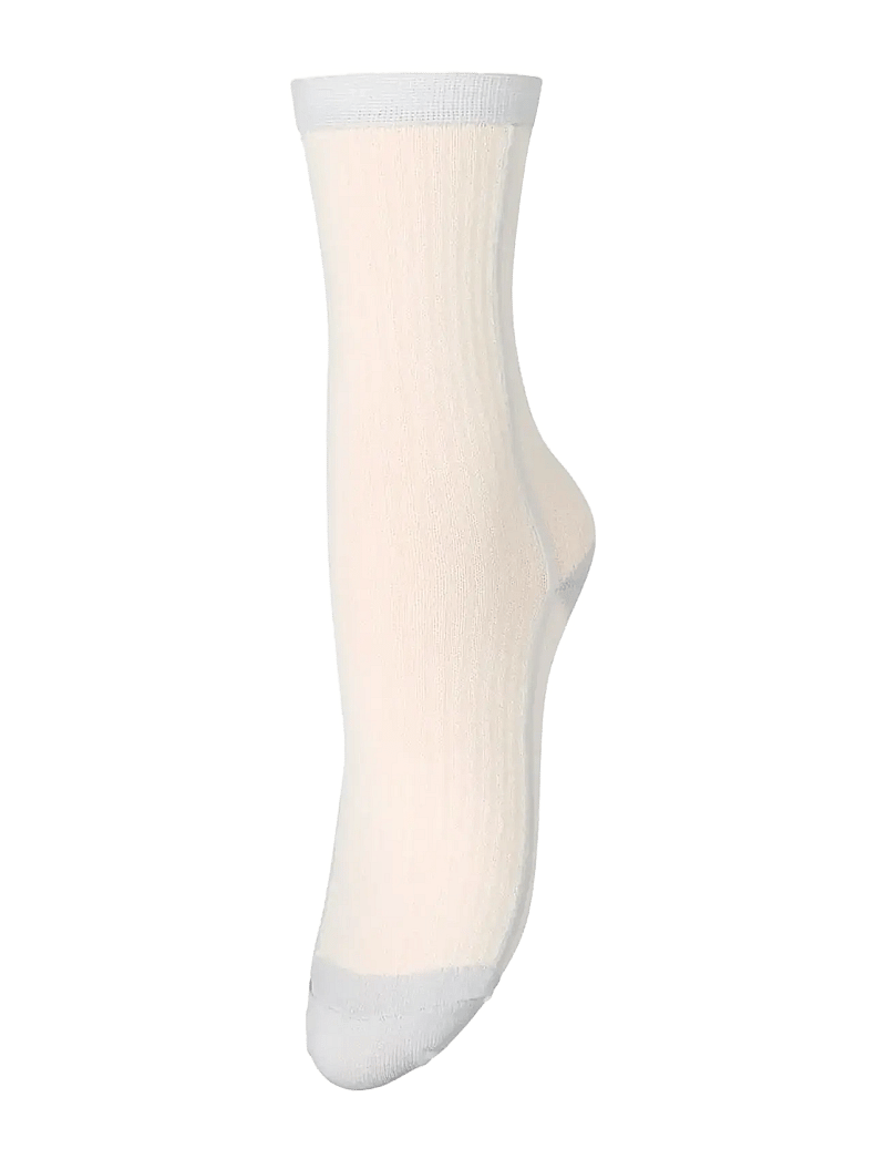 Becksöndergaard - Stripy Glitter Sock - fashion trends - birch white - 0