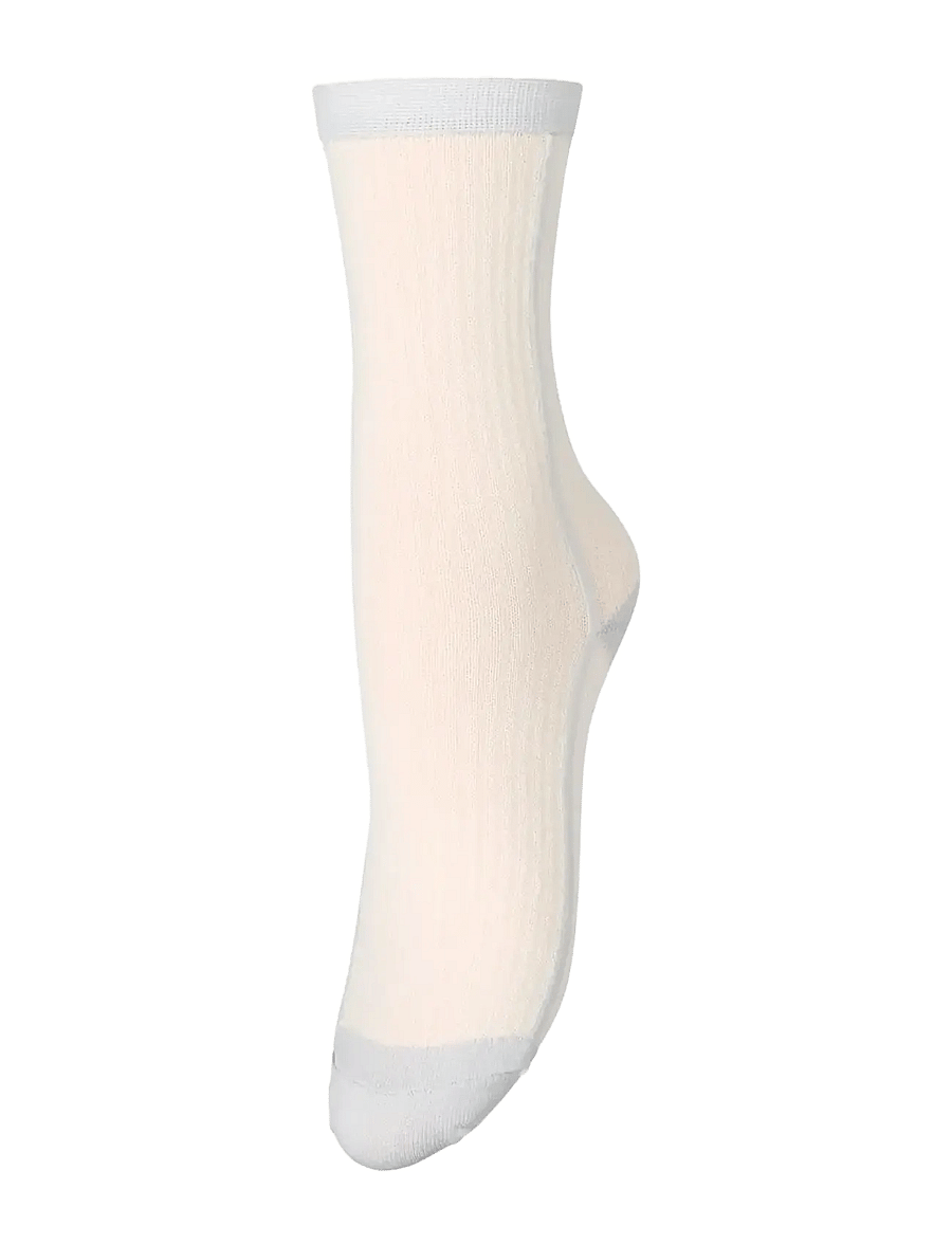 Becksöndergaard - Stripy Glitter Sock - vanliga strumpor - birch white - 0