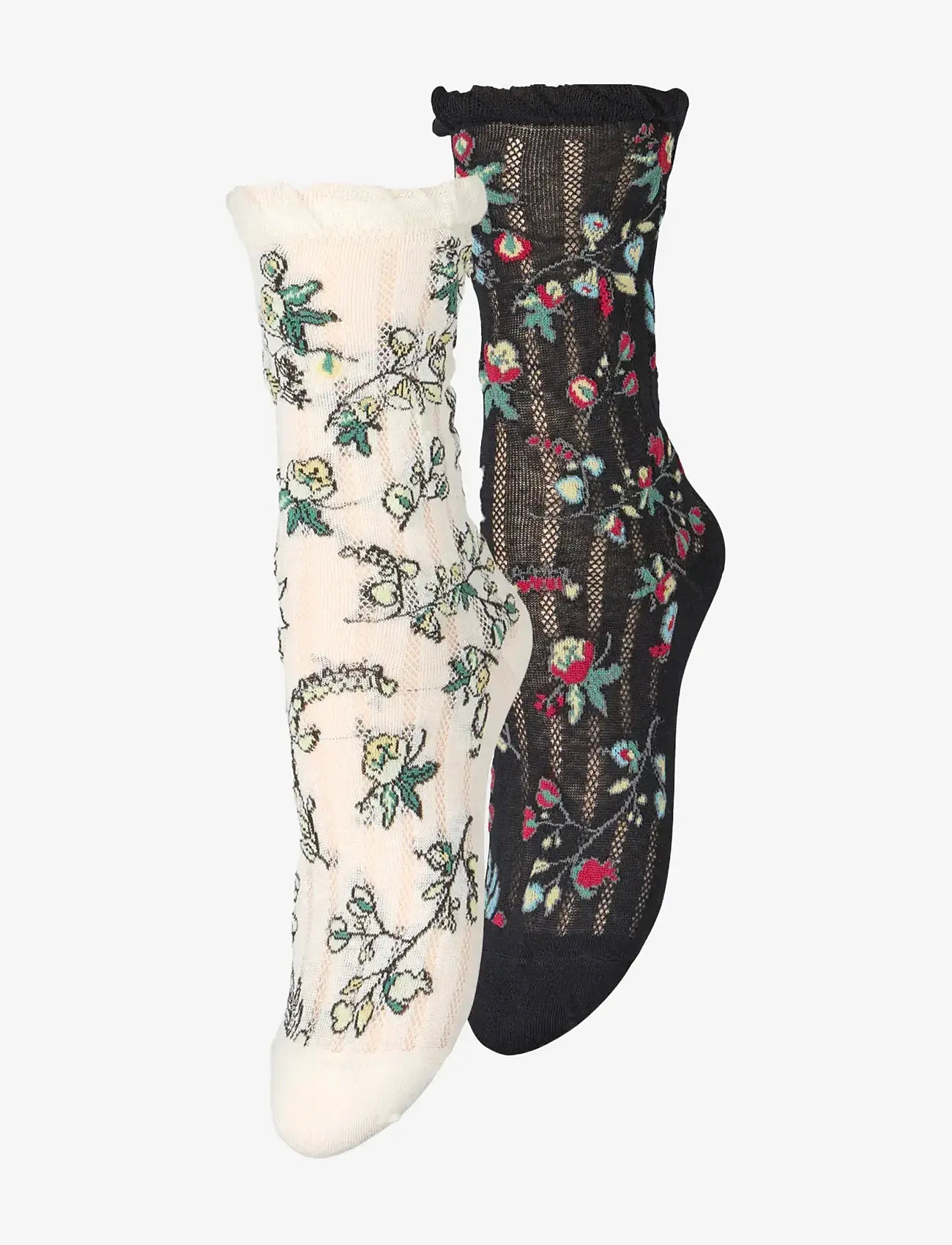 Becksöndergaard - Fairygard Cotta Sock 2 Pack - crew-socken - black/white - 0