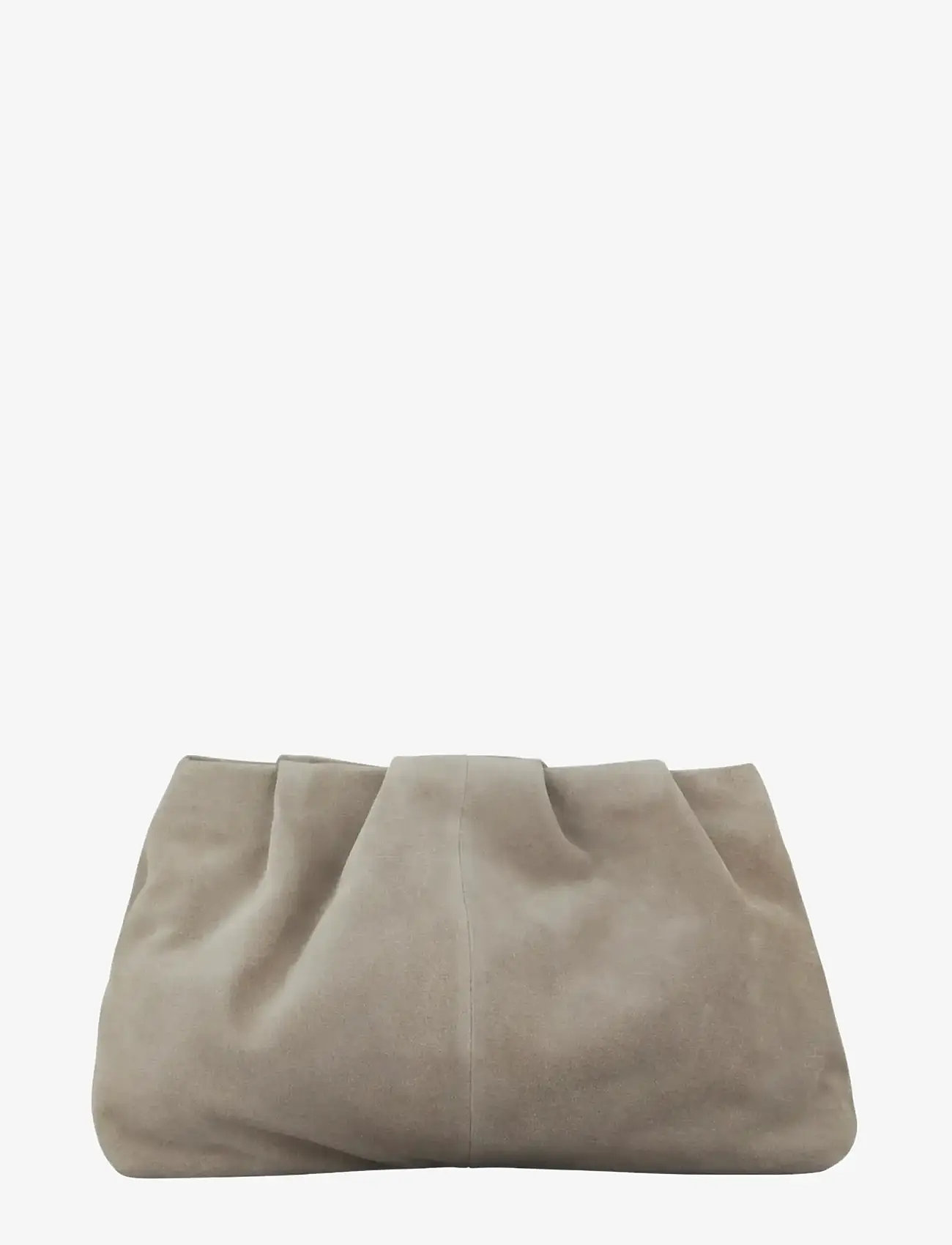 Becksöndergaard - Suede Clutch Bag - særlige begivenheder - porpoise gray - 0
