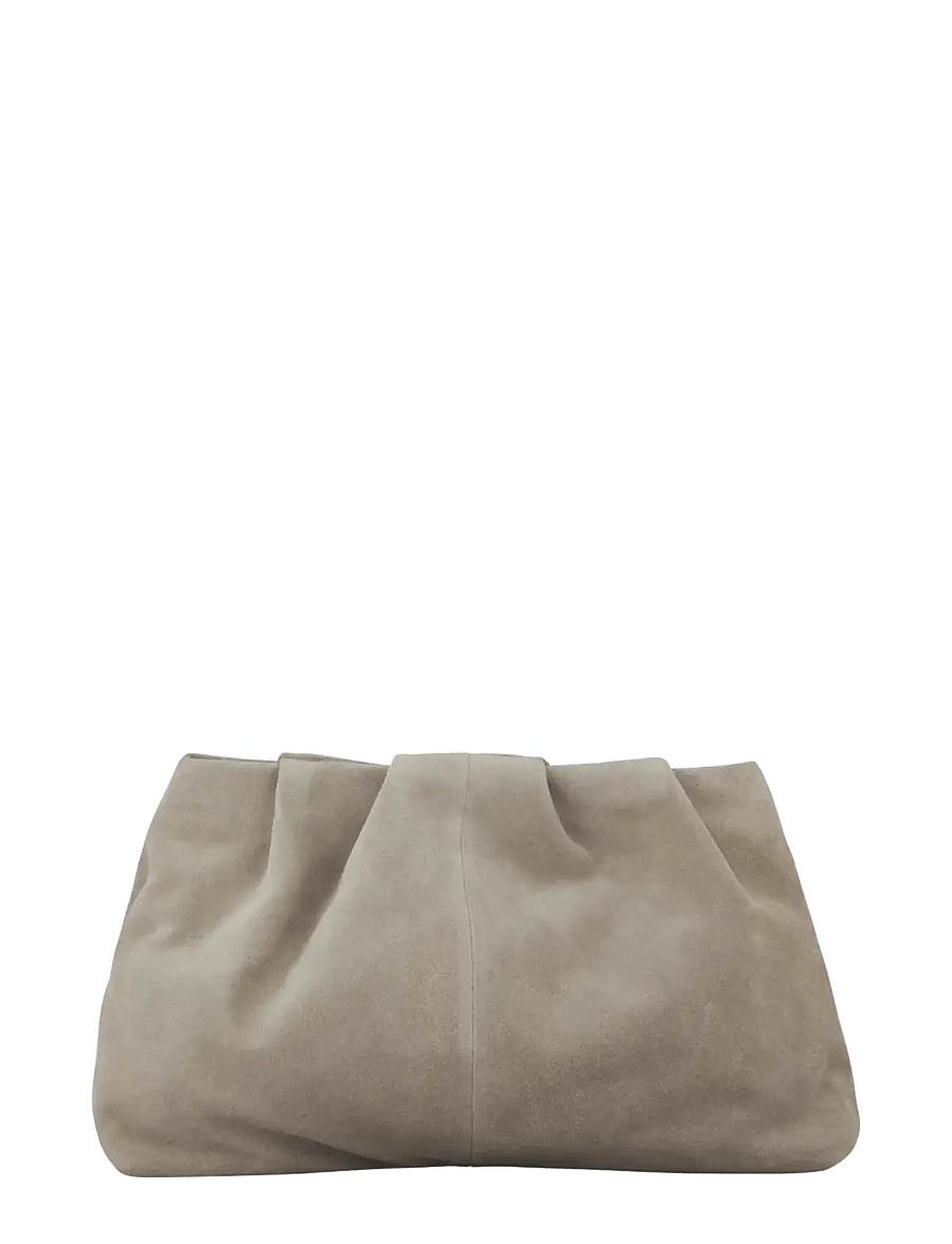 Becksöndergaard - Suede Clutch Bag - speciella tillfällen - porpoise gray - 0