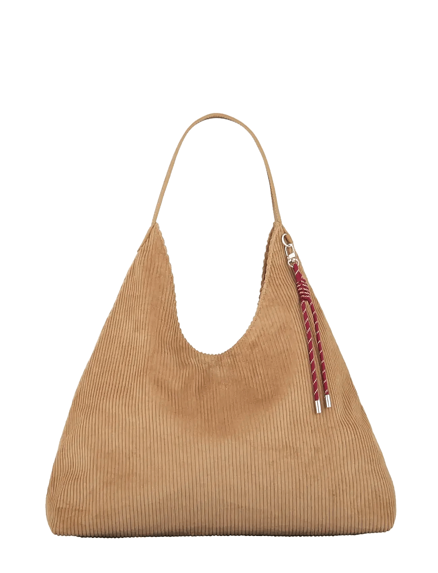 Becksöndergaard - Corduroy Siena Bag - modetrends - almond brown - 0