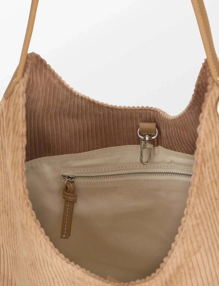 Becksöndergaard - Corduroy Siena Bag - modetrends - almond brown - 1