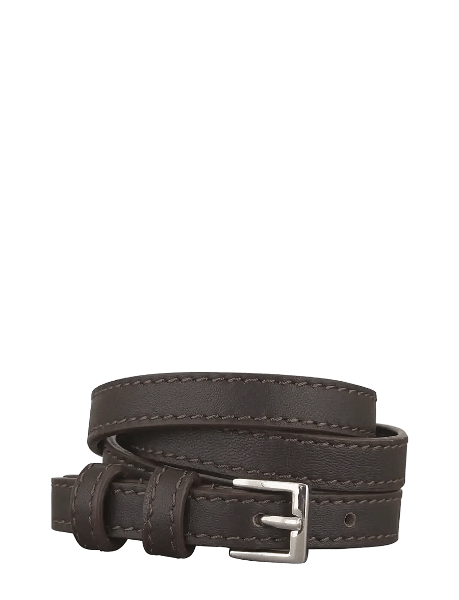 Becksöndergaard - Softly Aria Belt - läderskärp - chocolate torte - 0