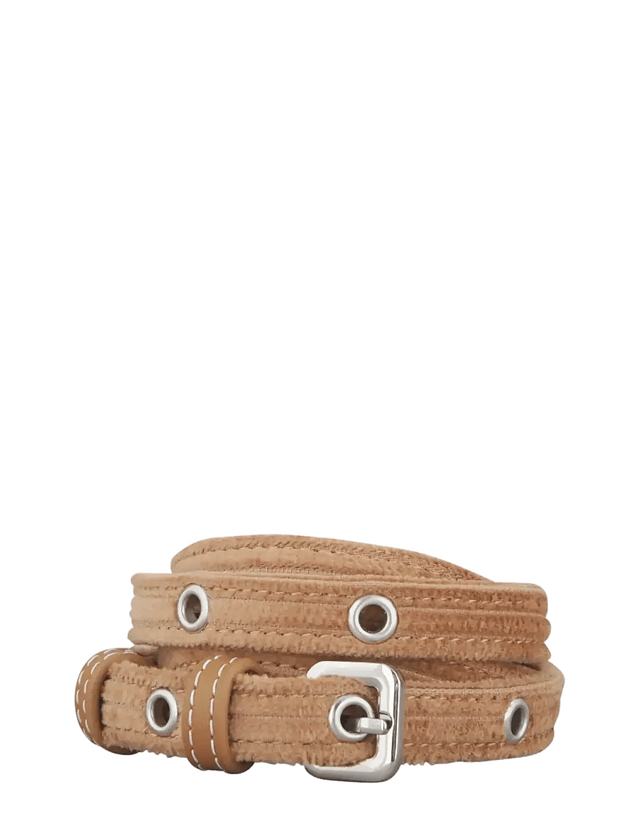 Becksöndergaard - Corduroy Aria Belt - casual belts - almond brown - 0